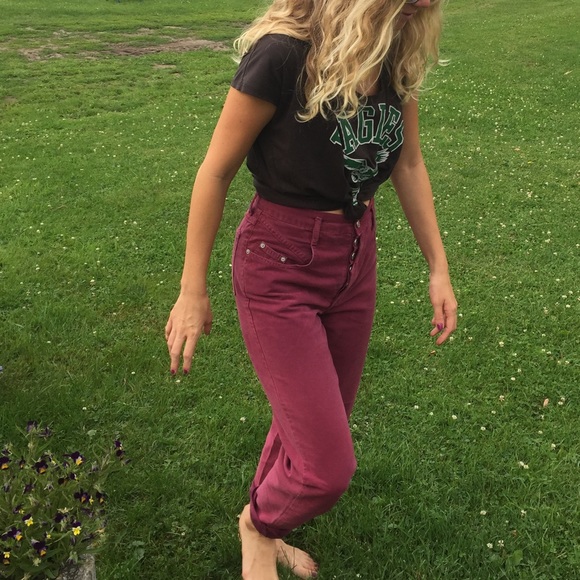 VINTAGE HIGH RISE JEANS >>> 6/8 Straight Leg 90's - Picture 6 of 6